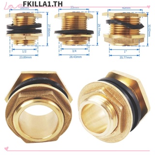 Faccfki อะแดปเตอร์ข้อต่อท่อทองเหลือง ทนทาน 1/2 นิ้ว 3/4 นิ้ว 1 นิ้ว