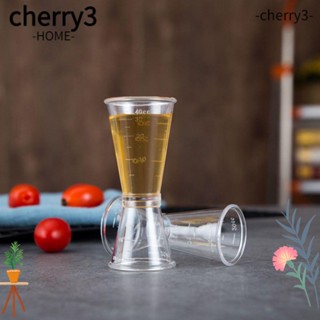 Cherry3 ถ้วยตวงเครื่องดื่ม PVC แบบช็อตคู่ สําหรับปาร์ตี้