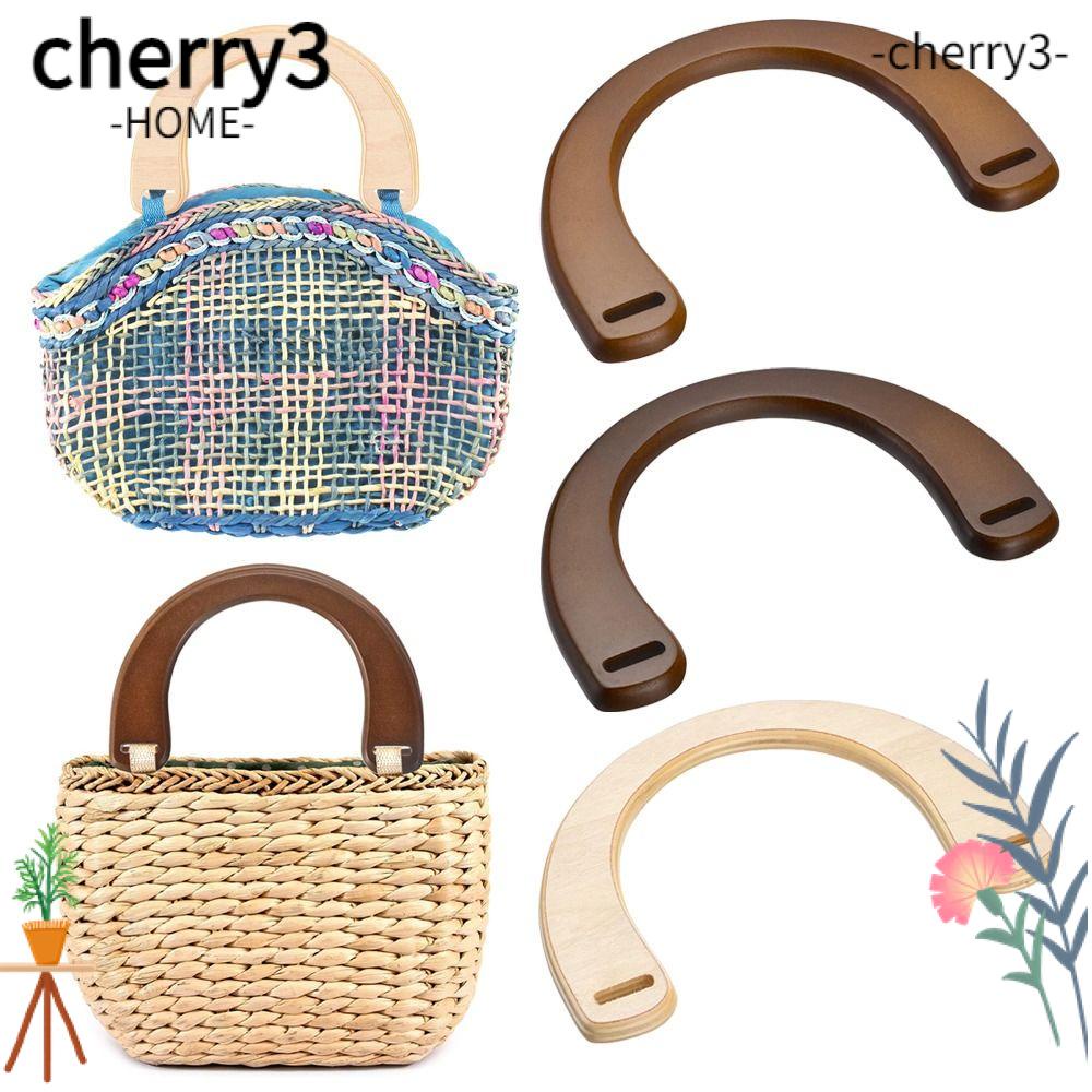 cherry3-ที่จับกระเป๋า-แบบไม้-ถอดออกได้-diy-สําหรับกระเป๋าถือ