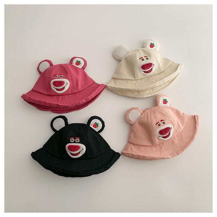 หมวกบักเก็ตกันแดด-แบบบาง-น่ารัก-แฟชั่นฤดูใบไม้ผลิ-และฤดูใบไม้ร่วง-สําหรับเด็กผู้ชาย-และเด็กผู้หญิง-อายุ-1-5-6-ปี