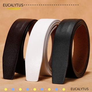 Eutus เข็มขัดหนังวัวแท้ ไร้หัวเข็มขัด 3.5 ซม. DIY