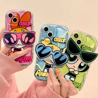 เคสโทรศัพท์มือถือใส แบบนิ่ม ลายการ์ตูน Powerpuff Girls 3D กันกระแทก สําหรับ OPPO 8T 8Z 7Z F21 8 6 7 Pro 8 Lite