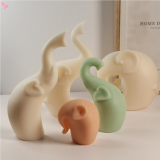 แม่พิมพ์เรซิ่น รูปช้าง 3D สําหรับทําเทียน ช็อคโกแลต สบู่ แฮนด์เมด DIY