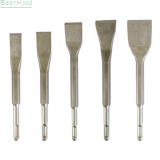 【Big Discounts】5× Chisel Bits SDS-PLUS Round Handle Shank for Electric Hammer 45# Carbon Steel#BBHOOD