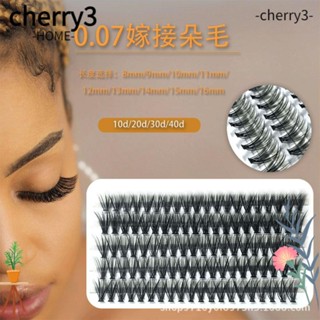 Cherry3 ขนตาปลอม หนา 5 แถว 10D 20D 30D 40D สําหรับแต่งหน้า