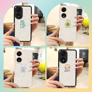 leather Back Cover Phone Case For OPPO A1 Pro 5G/Reno8T 5G/A98 5G Cartoon soft shell protective Waterproof creative youth