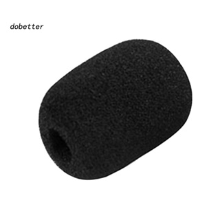 &lt;Dobetter&gt; ผ้าคลุมไมโครโฟน โฟมนิ่มมาก ขนาดพกพา แบบเปลี่ยน สําหรับเวที ชุดหูฟัง ไมค์