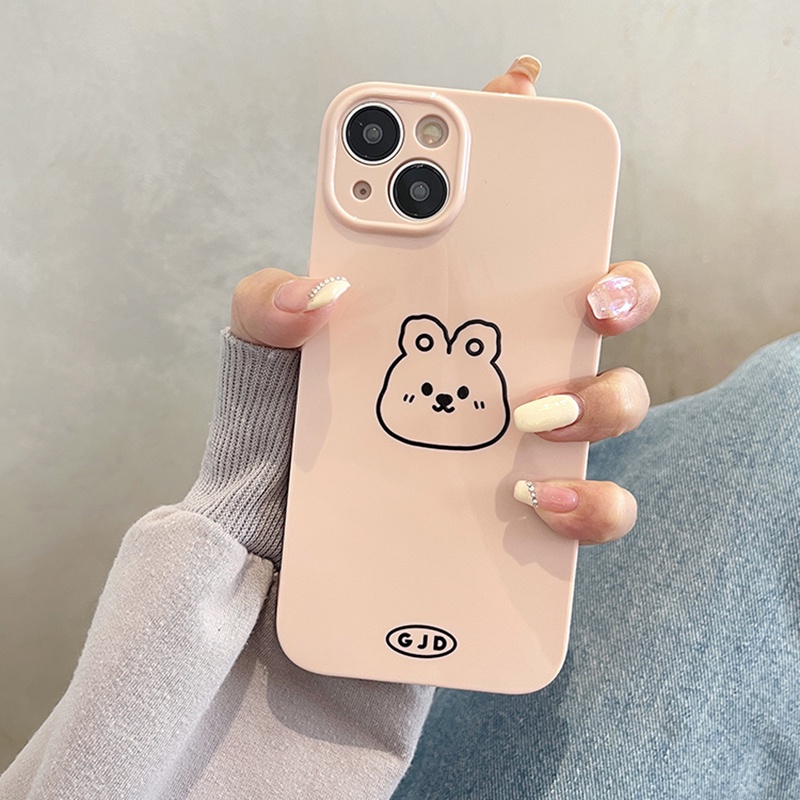 เคสโทรศัพท์มือถือ-ซิลิโคนนิ่ม-ปิดด้านหลัง-ลายแมว-กระต่าย-หมีน่ารัก-แวววาว-สําหรับ-iphone-13-14-11-12-pro-max-14-plus