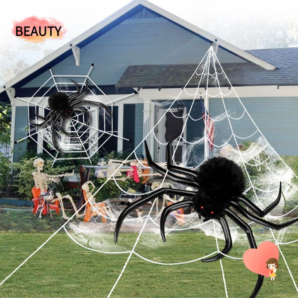 beauty-ใยแมงมุมเป่าลม-กันน้ํา-น่ากลัว-สําหรับตกแต่งปาร์ตี้ฮาโลวีน