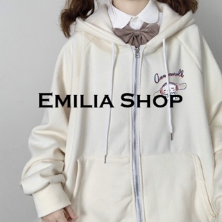EMILIA SHOP  เสื้อผ้าผู้ญิง แขนยาว เสื้อฮู้ด  High quality Korean Style Unique fashion A28J0KO 36Z230909
