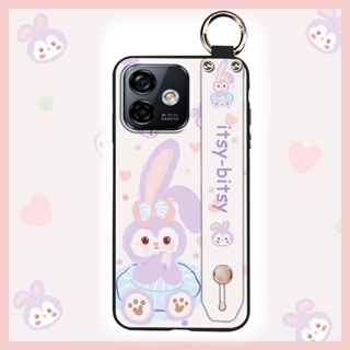 Cartoon Durable Phone Case For Ulefone Note16 Pro protective Anti-knock Wristband Lanyard Kickstand Back Cover Phone Holder