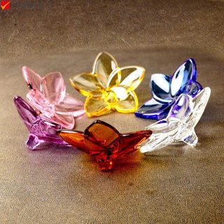 เครื่องประดับ แก้วคริสตัล ลายดอกไม้ สีสดใส ต่อต้านริ้วรอย สําหรับตกแต่ง