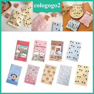 Cologogo2 ถุงกระดาษใส่อาหาร แบบพับได้ DIY 20 ชิ้น