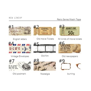 DIY Vintage Retro Style Masking Tape Lovely Decorative Clearance sale