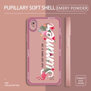 สําหรับ Samsung Galaxy A10 A20 A30 A50 A70 A10S A20S A21S A30S A50S A70S เคสโทรศัพท์มือถือแบบนิ่ม TPU กันกระแทก ลายการ์ตูนฟลามิงโก้