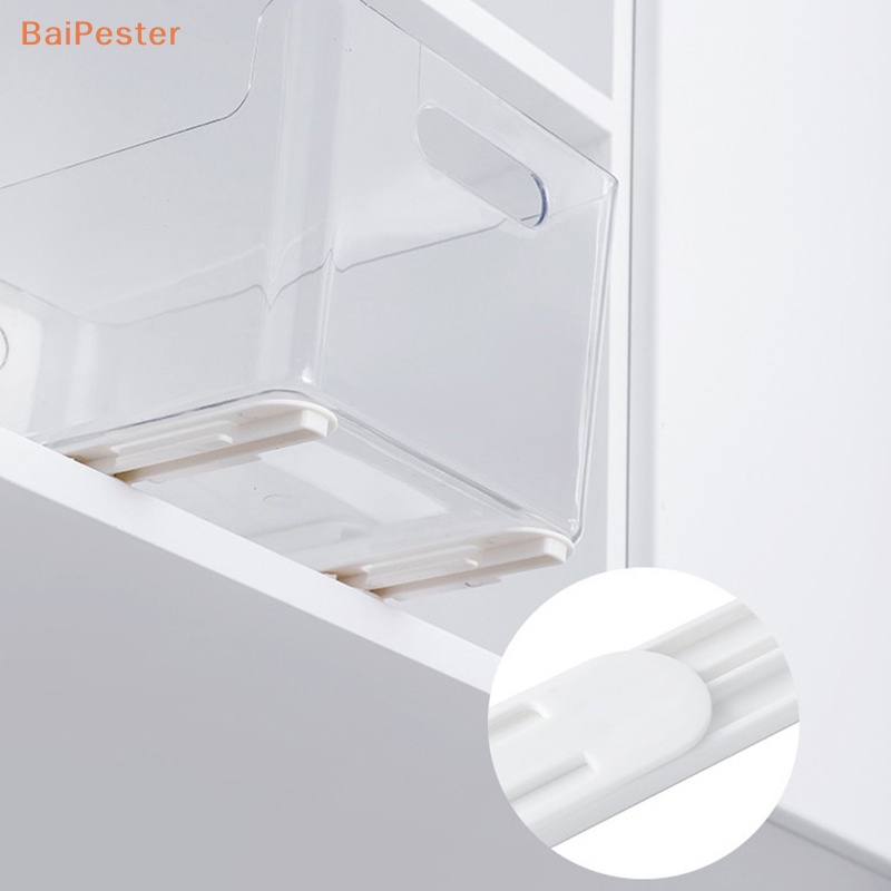 baipester-รางเลื่อนลิ้นชัก-สีขาว-สําหรับห้องครัว-ห้องนอน-ตู้เสื้อผ้า-2-ชิ้น-ต่อชุด