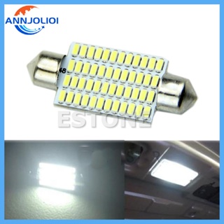 Ann ไฟสัญญาณเลี้ยว พลังงานต่ํา DC 12V 42 มม. 48 LED 3014 SMD สําหรับรถยนต์