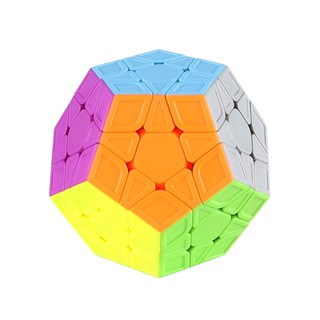 Fanxin Megaminx ลูกบาศก์ความเร็ว 3x3 3x3x3 Dodecahedron Magic Cube Stickerless