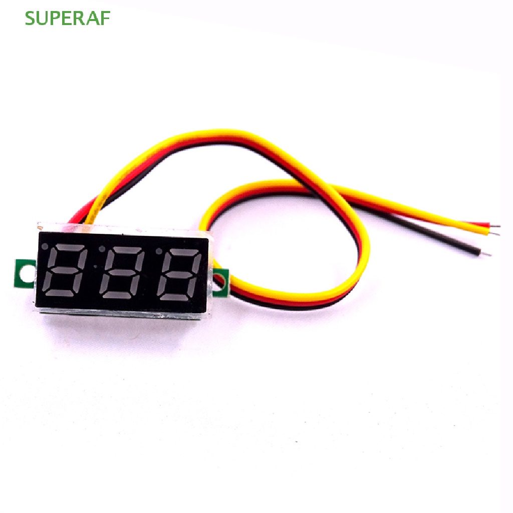 superaf-เครื่องวัดแรงดันไฟฟ้าดิจิทัล-dc-dc0-100v-หน้าจอ-led-ขนาดเล็กพิเศษ