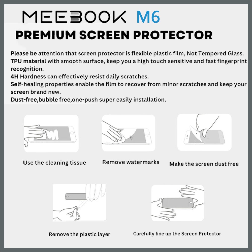meebook-m6-screen-protector-film-ฟิล์มกันรอย-กันน้ำ-กันกระแทกหน้าจอmeebook-m6-พร้อมส่ง-วัสดุอย่างดี-แผ่นนิรภัย