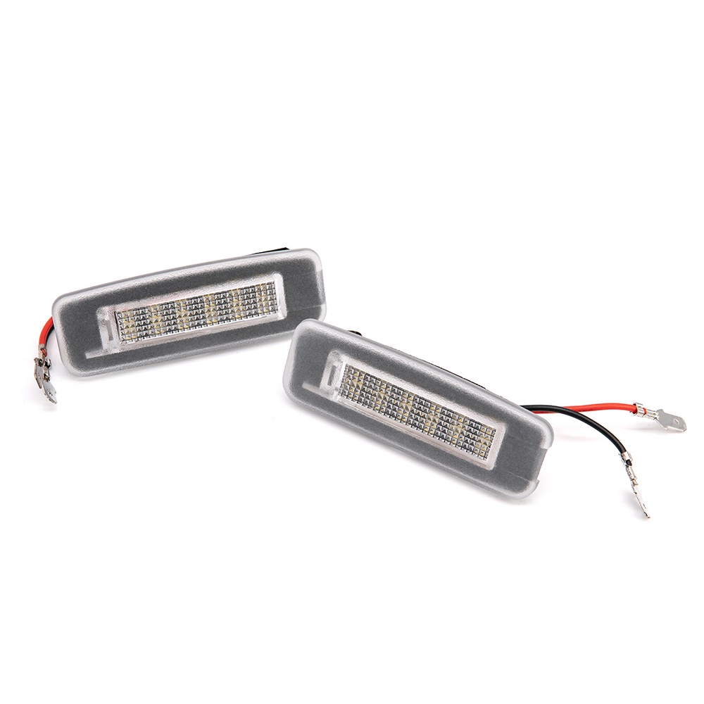 หลอดไฟ-led-ความสว่างสูง-สีขาว-สําหรับติดป้ายทะเบียนรถยนต์-ford-focus-mk1-1998-2005-2-ชิ้น