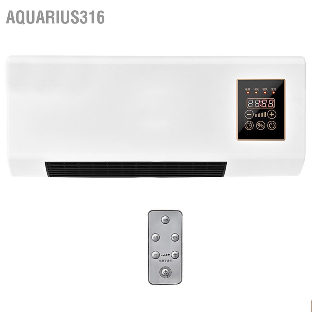 aquarius316-พัดลมติดผนังเครื่องทำความร้อนพร้อมรีโมทคอนโทรลสำหรับห้องนอนห้องนั่งเล่น