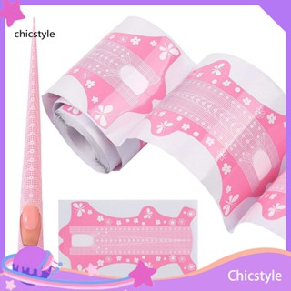 Chicstyle ฟอร์มต่อเล็บ แบบยาวพิเศษ 50 100 ชิ้น