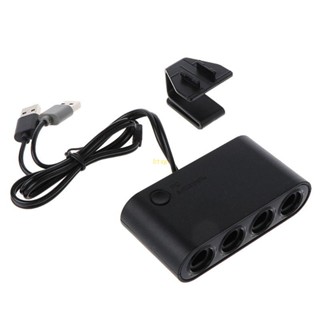 Btsg 3 in 1 อะแดปเตอร์แปลงจอยเกม 4 พอร์ต สําหรับ Switch Weiu PC GameCube