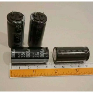 (10ชิ้น)Capacitor 8800 UF 35V ELNAสีดำ ขนาด 18x40mm ของใหม่คุณภาพดีเยี่ยม ขาตัดสั้นจากโรงงาน สินค้าพร้อมส่งในไทย