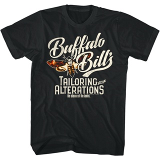 TOP CTเสื้อยืดผ้าฝ้ายพิมพ์ลายแฟชั่น เสื้อยืด พิมพ์ลาย Silence of the Lambs Buffalo Bills Tailoring Alterations สําหรับผ
