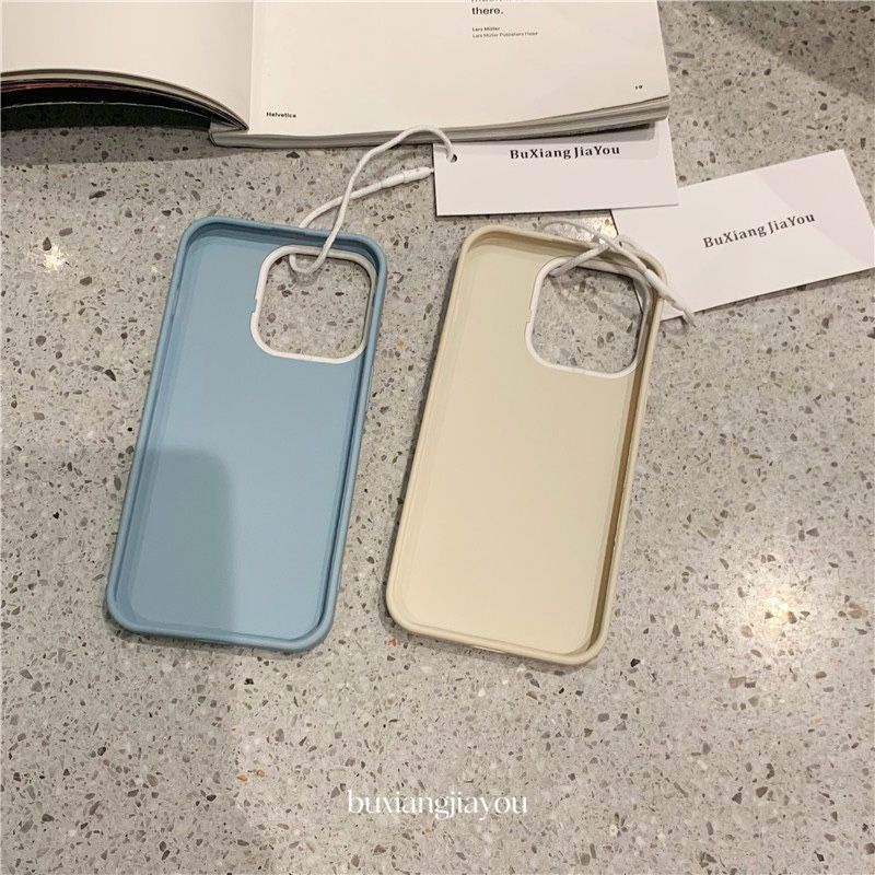 simple-solid-color-milk-blue-milk-white-skin-feeling-phone-case-for-iphone14promax-apple-13-cream-color-phone-case-x