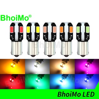 Bhoimo ใหม่ แผงไฟ led BA9S T4W 8SMD 5630 ติดป้ายทะเบียนรถยนต์ DC12v