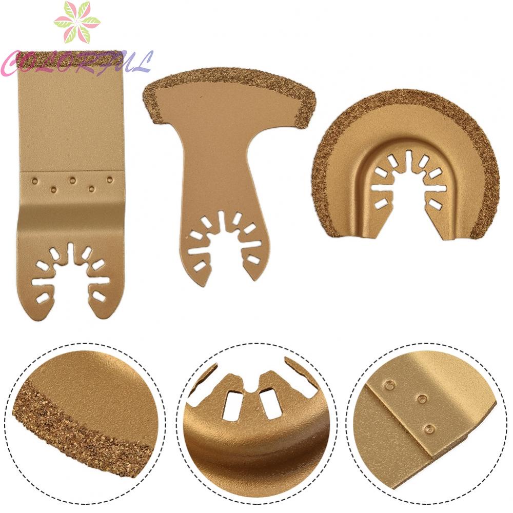 【COLORFUL】Oscillating Multi Tool Multi Tool Tile Grout Cutter Carbide