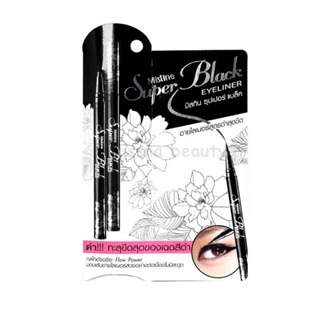 ❤️❤️ มิสทีน ซุเปอร์ แบล็ค อายไลเนอร์ สูตรเส้นดำสุดขีด Mistine Super Black eyeliner