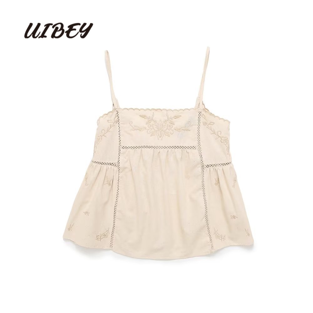 uibey-ขายส่ง-เสื้อกั๊ก-ปักลายลูกไม้-3340