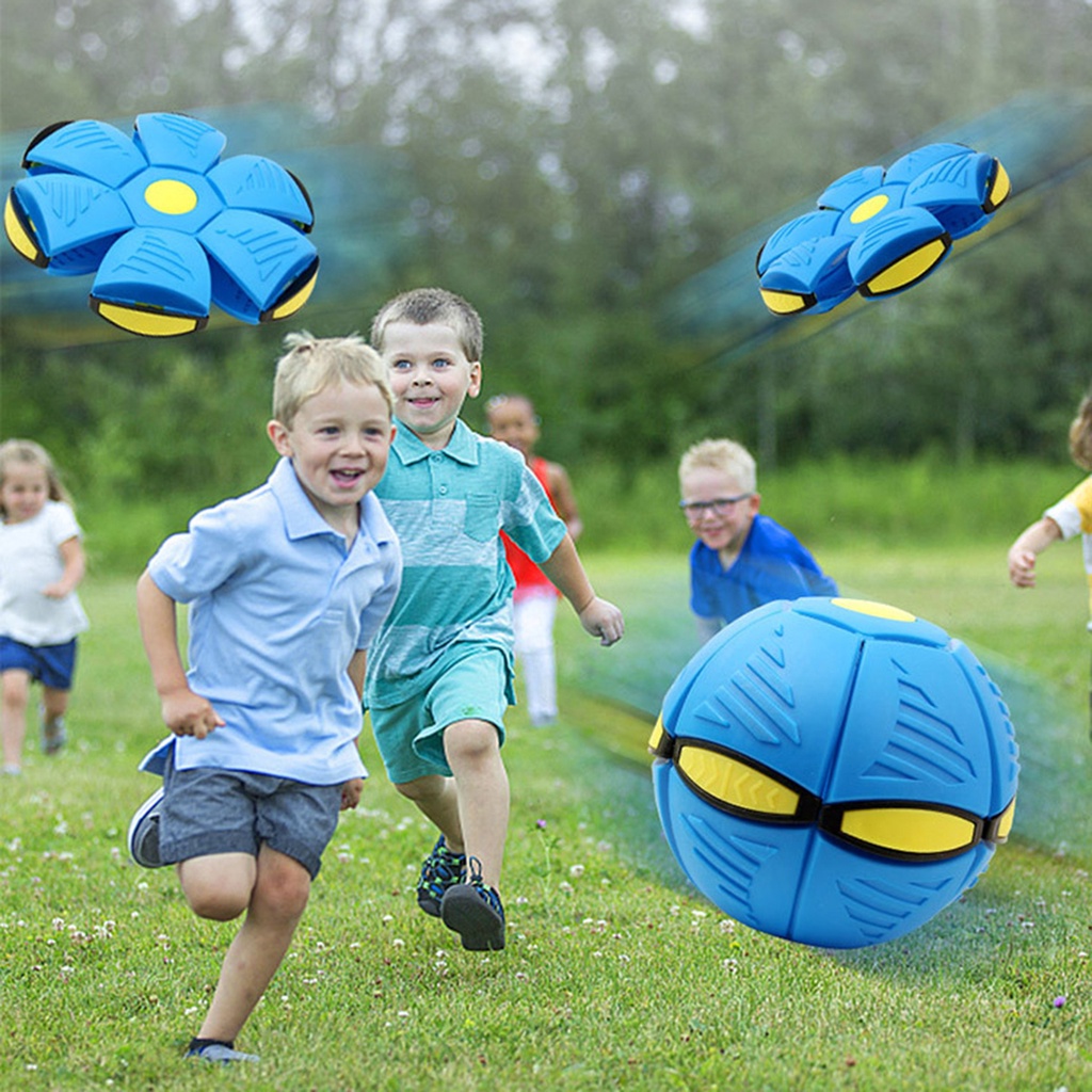 ลูกบอลเด้งผิดรูป-flying-ufo-ball-pop-ของเล่นเด็ก-กีฬากลางแจ้ง-ลูกบอลแบน-ของเล่น-ลูกบอลจานบินวิเศษ