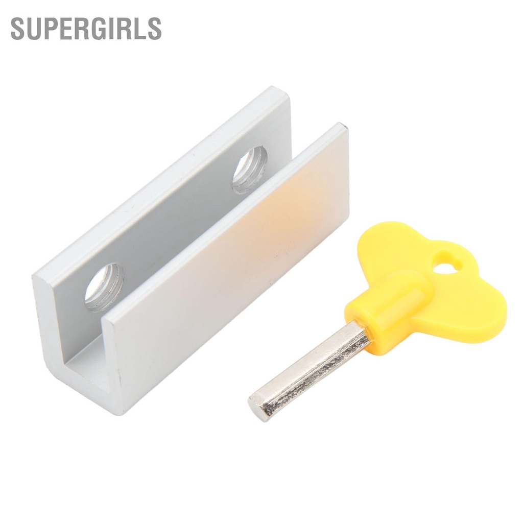 supergirls-อุปกรณ์ล็อคประตู-หน้าต่างบานเลื่อน-ป้องกันขโมย-พร้อมกุญแจ-สําหรับเด็ก-3-ชิ้น