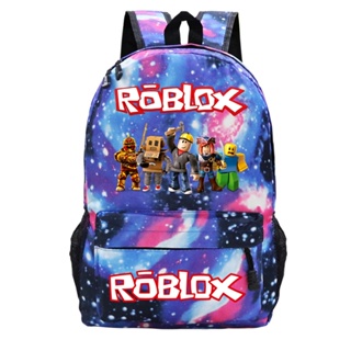 Roblox กระเป๋าเป้สะพายหลังนักเรียนกระเป๋าเป้สะพายหลังสำหรับเด็กชายและหญิง