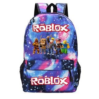 Roblox กระเป๋าเป้สะพายหลังนักเรียนกระเป๋าเป้สะพายหลังสำหรับเด็กชายและหญิง