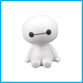 ตุ๊กตาฟิกเกอร์ PVC รูปหุ่นยนต์ Baymax แบบกลวง สําหรับตกแต่งภายในรถยนต์