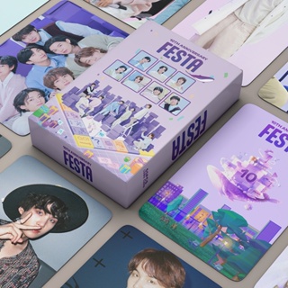 โฟโต้การ์ด BT-S 10th ANNIVERSARY 2023 FESTA Cards Bangtan Boys Kpop 55 ชิ้น ต่อกล่อง