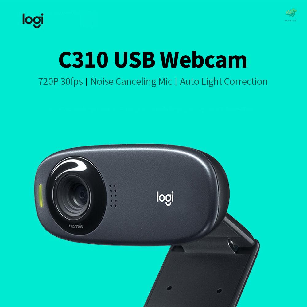 logitech-c310-กล้องเว็บแคม-720p-ปรับแสงอัตโนมัติ-ตัดเสียงรบกวน-สําหรับการประชุมทางวิดีโอ-การสอนออนไลน์