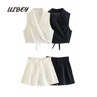 Uibey เสื้อกั๊ก + กางเกง อเนกประสงค์ แฟชั่น 7656