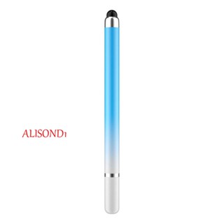 ALISOND1 2 in 1 ปากกาสไตลัส 2 in 1 Android สําหรับสมาร์ทโฟน แท็บเล็ต ปากกา ดินสออัจฉริยะ อเนกประสงค์