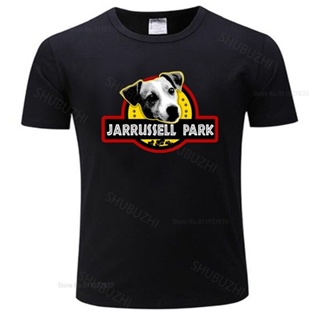 เสื้อยืด คอกลม พิมพ์ลาย Jarrussell Park สีดํา เสื้อยืดคอกลมแขนสั้นผ้าฝ้ายพิมพ์ลายทรงหลวมแฟชั่นสําหรับผู้ชาย
