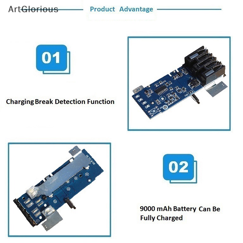 art-m18-บอร์ดวงจรชาร์จ-pcb-สําหรับ-milwaukee-m18-n