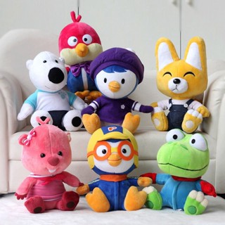 ตุ๊กตาการ์ตูน Pororo Little Penguin Petty Eddy Crong Loopy Poby สไตล์เกาหลี ของเล่น ของขวัญคริสต์มาส &amp;*&amp;- V0GL