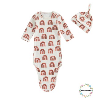 Babyclothes- ชุดนอนเด็กทารก พร้อมหมวก นุ่ม เด็กแรกเกิด นอน ผ้าห่อตัว หมวก สําหรับเด็กผู้ชาย เด็กผู้หญิง