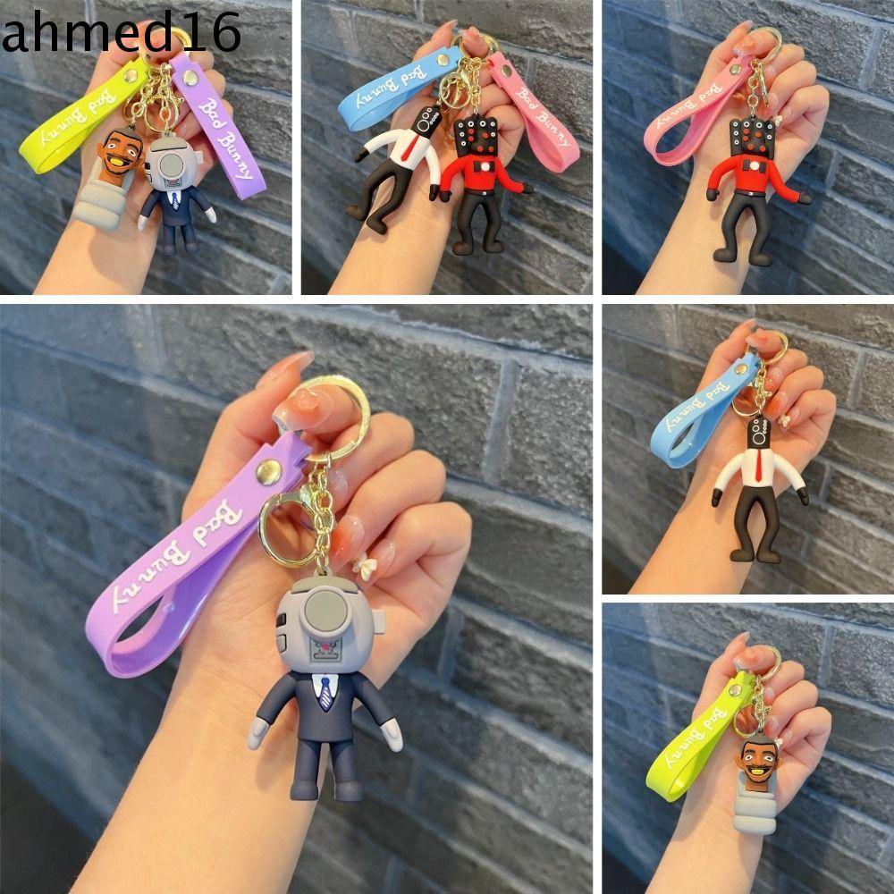 ahmed-พวงกุญแจตุ๊กตาผู้ชาย-camara-man-skibidi-bop-bop-toilet-doll-pendant-skibidi-toilet-keychain-camara-man-figure-camara-man-skibidi-man-การ์ตูนเครื่องประดับ-diy