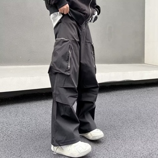 SOERVIMY  กางเกงขายาว กางเกงเอวสูง สไตล์เกาหลี แฟชั่น 2023 NEW072927 Comfortable Korean Style คุณภาพสูง fashion A90M0AI 36Z230909